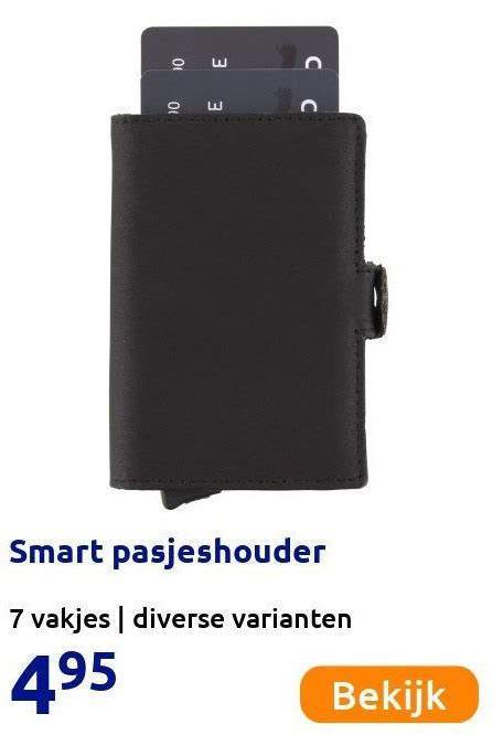 Smart pasjeshouder aanbieding bij Action .